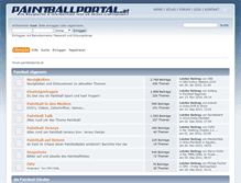 Tablet Screenshot of forum.paintballportal.at